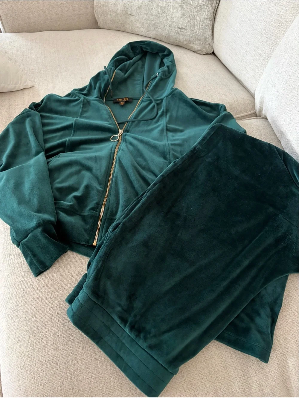 Women’s Velour Zip Hoodie Jacket